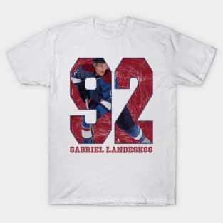 Gabriel Landeskog Colorado Game 92 T-Shirt